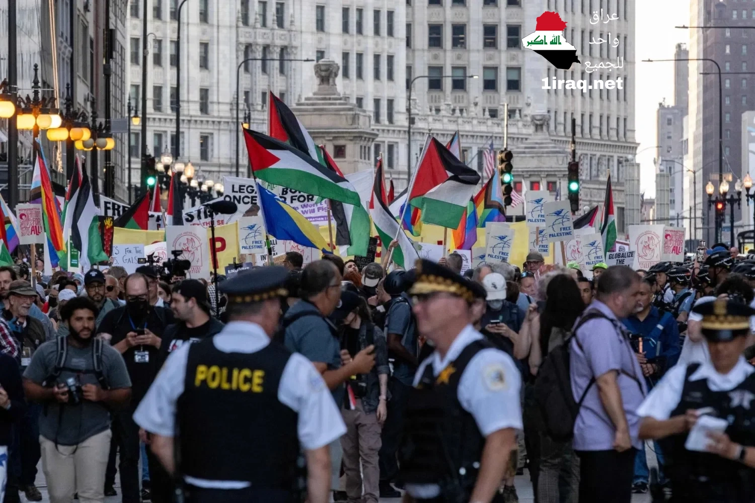 الأميركيين الذين يتعاطفون مع الفلسطينيين