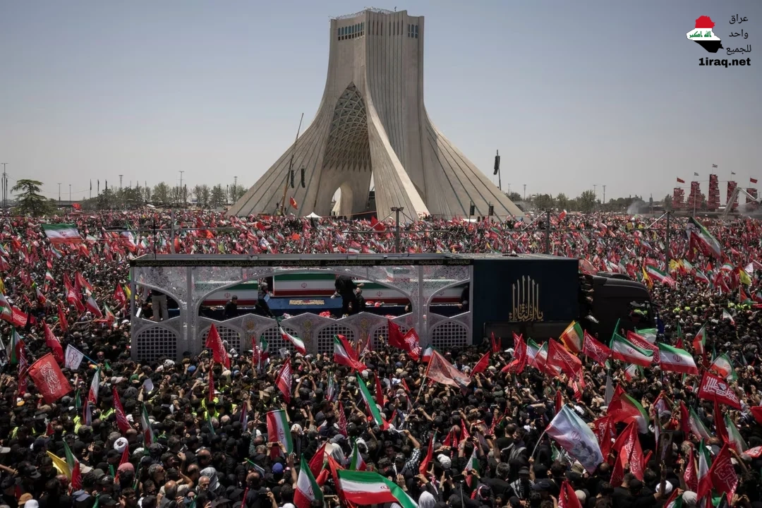 طهران تودع الشهيد القائد
