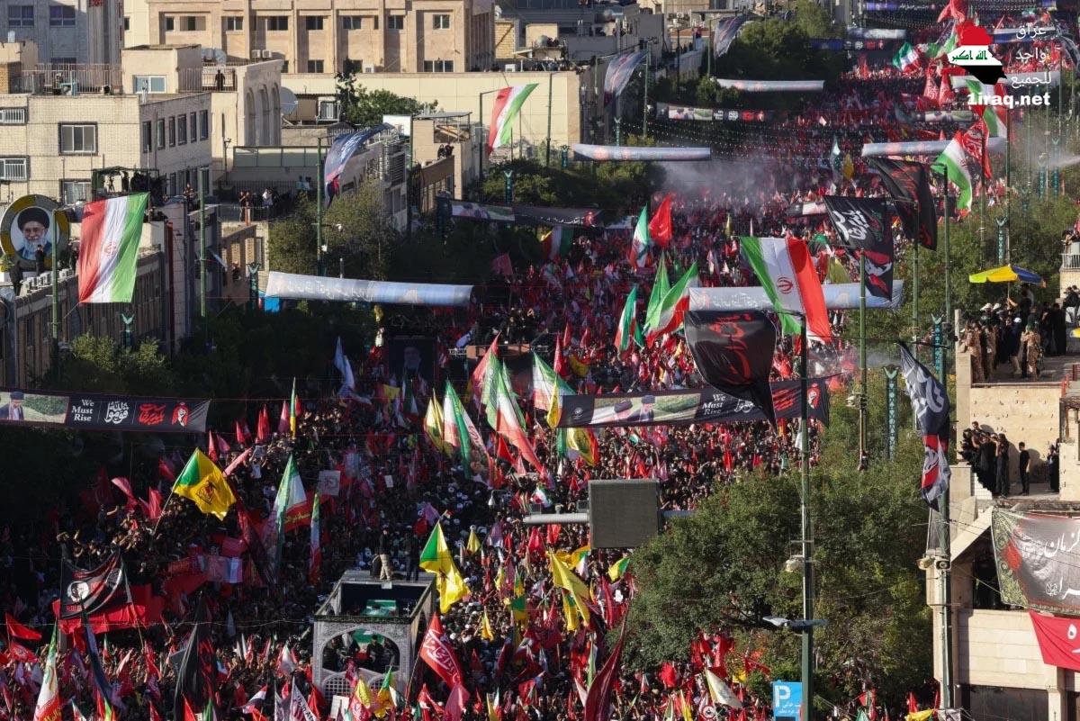 توافد ملايين الإيرانيين