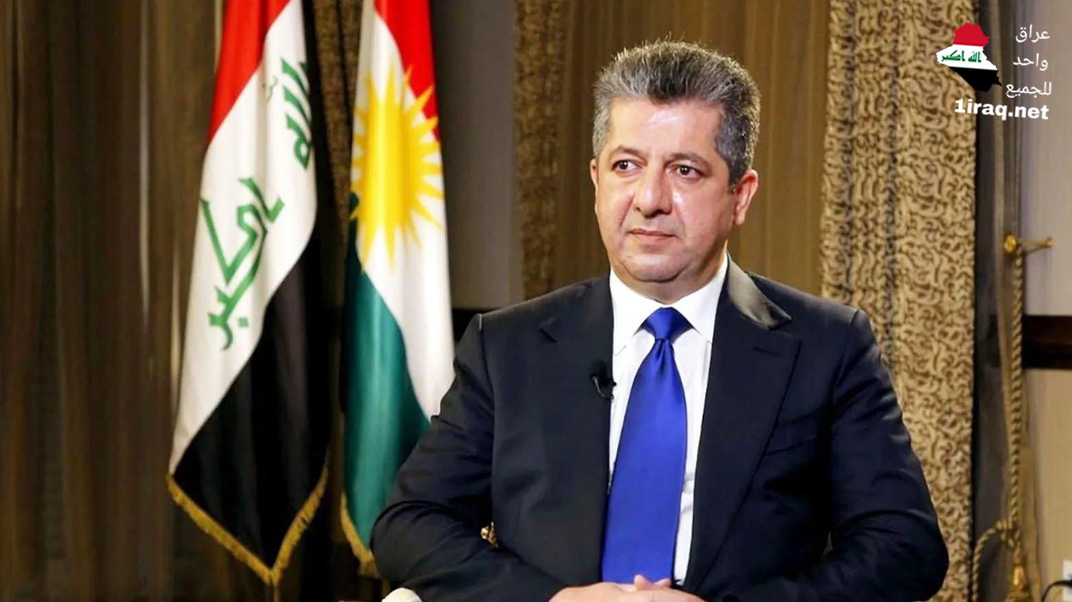 رئيس حكومة إقليم كردستان، مسرور بارزاني