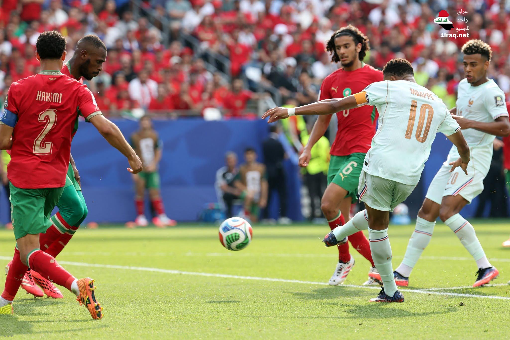 فرنسا تهزم المغرب وتبلغ نصف نهائي
